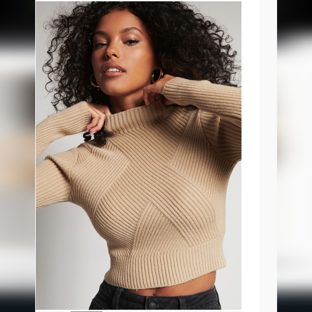 Dynamite Cropped Sweater Sz S